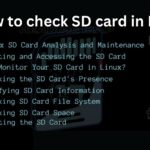 How to check SD card in Linux