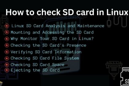 How to check SD card in Linux