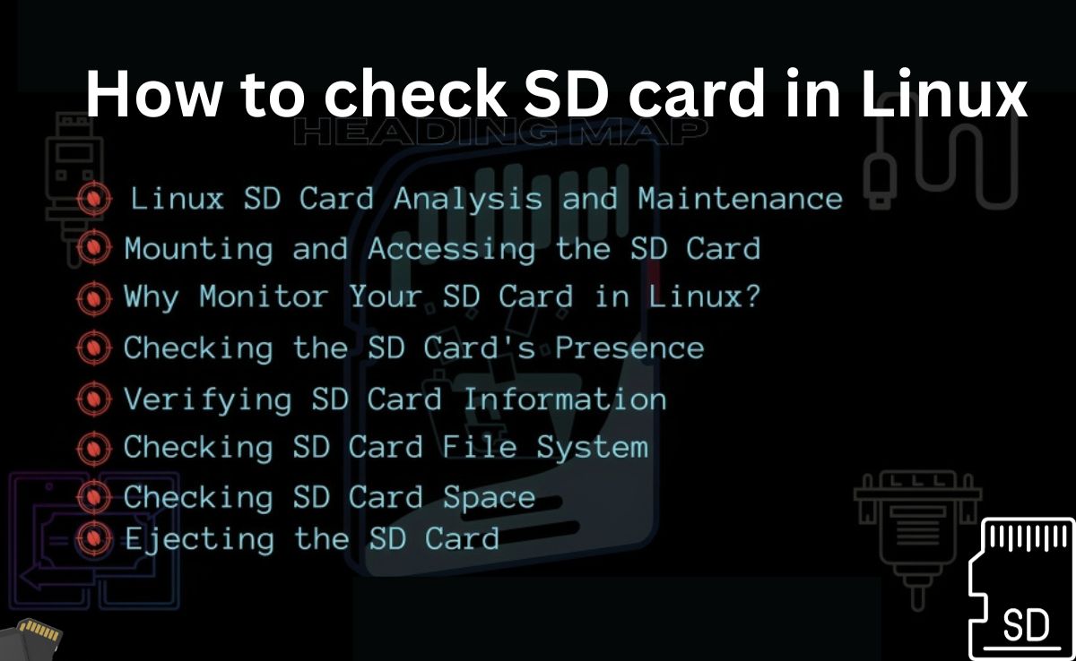 How to check SD card in Linux